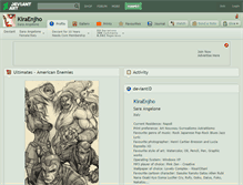 Tablet Screenshot of kiraenjho.deviantart.com