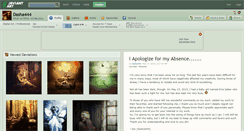 Desktop Screenshot of dasha444.deviantart.com