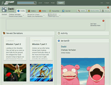 Tablet Screenshot of daski.deviantart.com