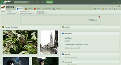 Desktop Screenshot of kittyling.deviantart.com