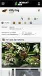 Mobile Screenshot of kittyling.deviantart.com