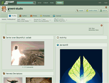 Tablet Screenshot of greeni-studio.deviantart.com