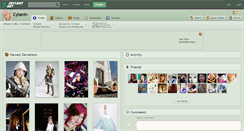 Desktop Screenshot of cytanin.deviantart.com