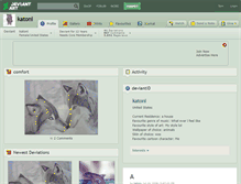 Tablet Screenshot of katoni.deviantart.com