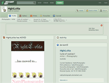 Tablet Screenshot of nightlolita.deviantart.com