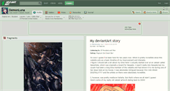 Desktop Screenshot of demonluna.deviantart.com
