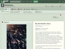 Tablet Screenshot of demonluna.deviantart.com