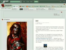 Tablet Screenshot of mocorock.deviantart.com