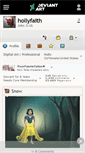 Mobile Screenshot of hollyfaith.deviantart.com