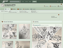 Tablet Screenshot of bendystraw8793.deviantart.com