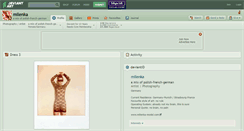 Desktop Screenshot of milenka.deviantart.com