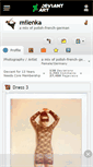 Mobile Screenshot of milenka.deviantart.com