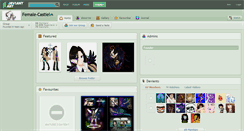 Desktop Screenshot of female-castiel.deviantart.com