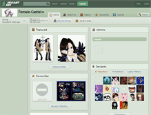 Tablet Screenshot of female-castiel.deviantart.com