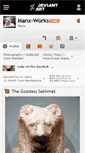 Mobile Screenshot of manx-works.deviantart.com