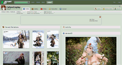 Desktop Screenshot of calipsocosplay.deviantart.com