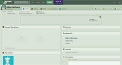 Desktop Screenshot of miku-hachune.deviantart.com