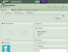 Tablet Screenshot of miku-hachune.deviantart.com