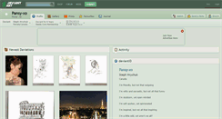 Desktop Screenshot of pansy-xo.deviantart.com