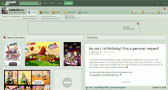 Desktop Screenshot of datboidrew.deviantart.com