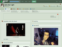 Tablet Screenshot of dark-star-light.deviantart.com