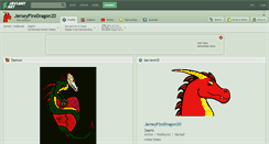 Desktop Screenshot of jerseyfiredragon20.deviantart.com