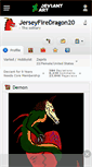 Mobile Screenshot of jerseyfiredragon20.deviantart.com