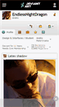 Mobile Screenshot of endlessnightdragon.deviantart.com