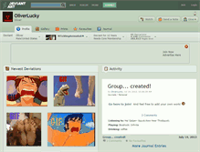 Tablet Screenshot of oliverlucky.deviantart.com