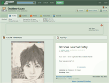 Tablet Screenshot of goddess-azura.deviantart.com
