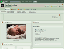 Tablet Screenshot of diabolical-devices.deviantart.com