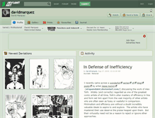 Tablet Screenshot of davidmarquez.deviantart.com
