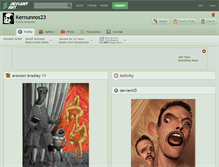 Tablet Screenshot of kernunnos23.deviantart.com