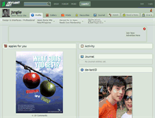 Tablet Screenshot of jsngile.deviantart.com