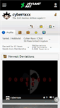 Mobile Screenshot of cyberraxx.deviantart.com