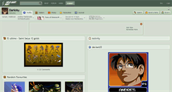 Desktop Screenshot of darkmu.deviantart.com
