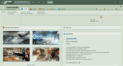 Desktop Screenshot of mad-emedia.deviantart.com