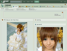 Tablet Screenshot of chr0nie.deviantart.com