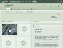 Tablet Screenshot of footballcoach.deviantart.com