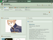 Tablet Screenshot of kimia-dono.deviantart.com
