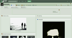 Desktop Screenshot of menneske.deviantart.com