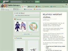 Tablet Screenshot of battle-subway.deviantart.com
