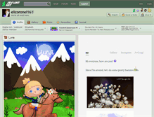 Tablet Screenshot of elicoronel16.deviantart.com