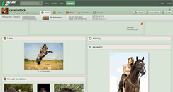 Desktop Screenshot of cavallostock.deviantart.com