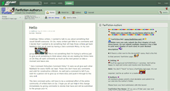 Desktop Screenshot of fanfiction-authors.deviantart.com