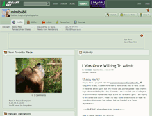 Tablet Screenshot of mimibabii.deviantart.com