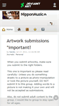 Mobile Screenshot of nipponmusic.deviantart.com