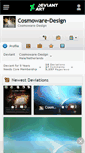 Mobile Screenshot of cosmoware-design.deviantart.com