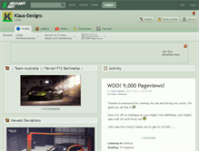Tablet Screenshot of klaus-designs.deviantart.com