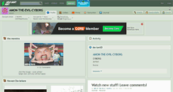 Desktop Screenshot of amon-the-evil-cyborg.deviantart.com